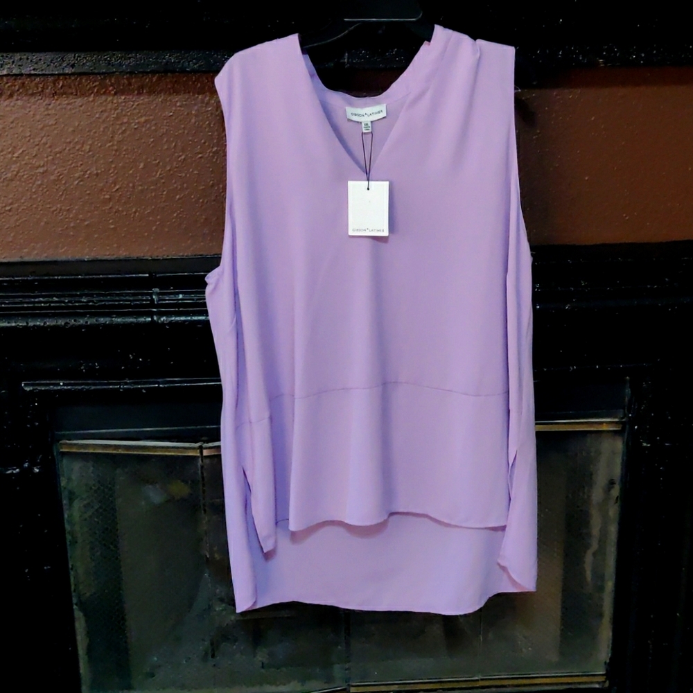 Lilac women's dress shirt.